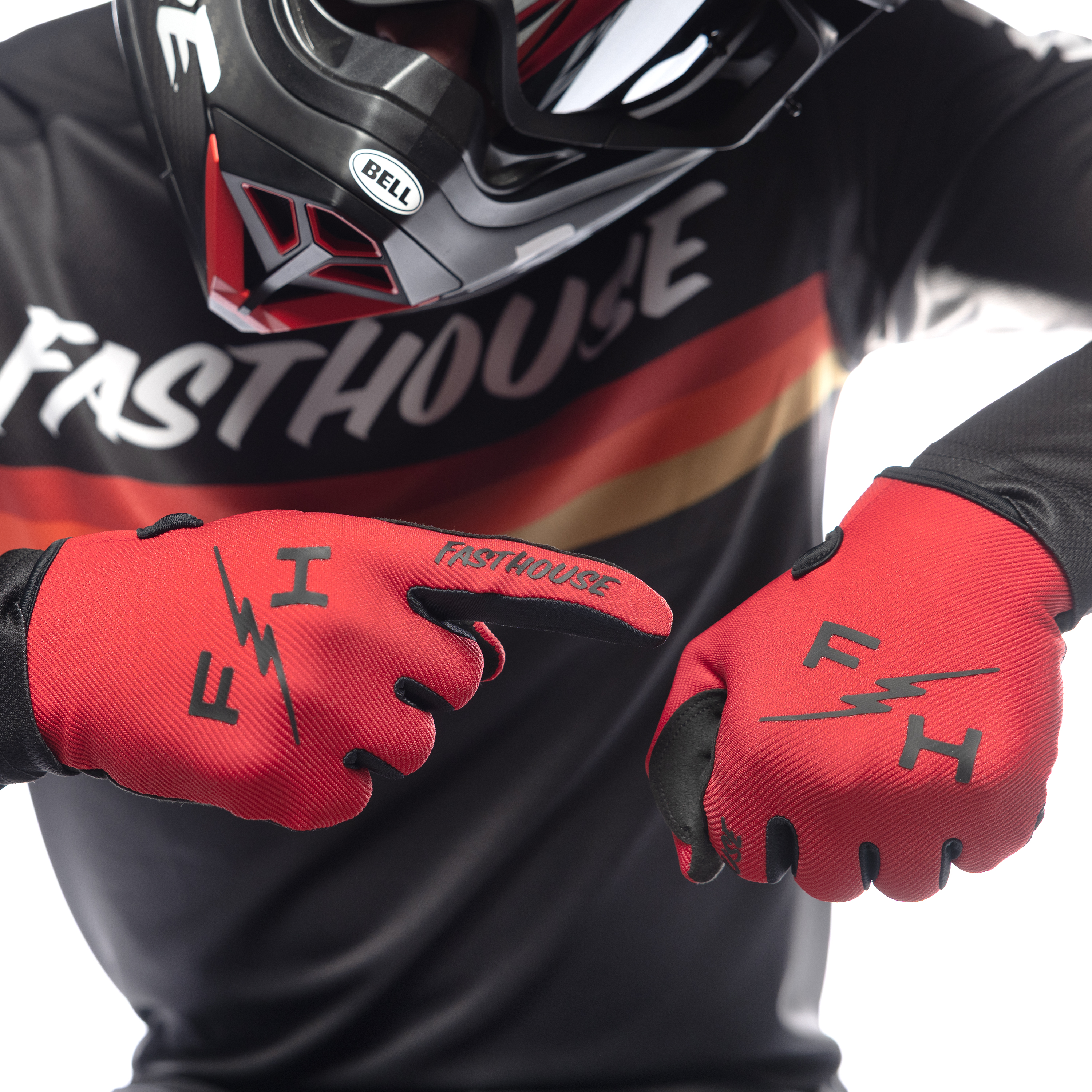 Carbon Eternal Glove - Red_Detail3